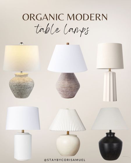 Table lamps 🤎

Home decor, neutral home decor, lamps, organic modern lamps, organic modern decor 

#LTKstyletip #LTKhome #LTKSeasonal