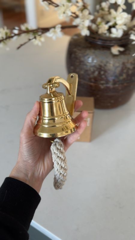 Just added this small brass dinner bell to our kitchen! 

Dinner bell, antique dinner bell, brass bell, brass dinner bell



#LTKhome