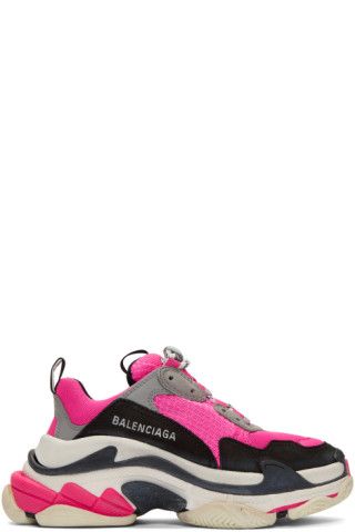 BalenciagaPink Triple S Sneakers$1230 CAD | SSENSE 