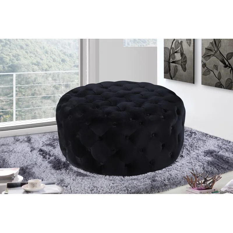 Plattsburgh Velvet Ottoman | Wayfair North America