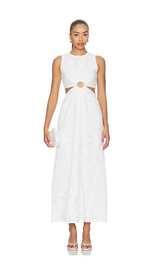 Tavi Dress in White Sands | Revolve Clothing (Global)