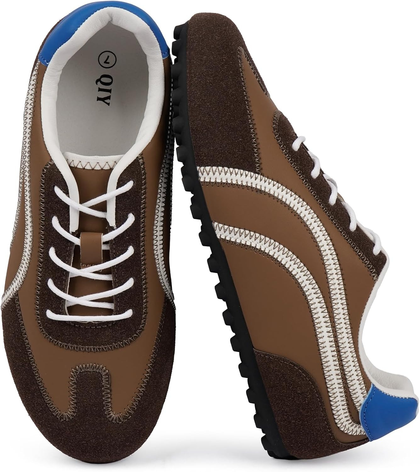 QIY Casual Sneakers for Women Lightweight Walking Tennis Shoes Comfortable Non Slip Women's Fashion Sneakers | Amazon (US)