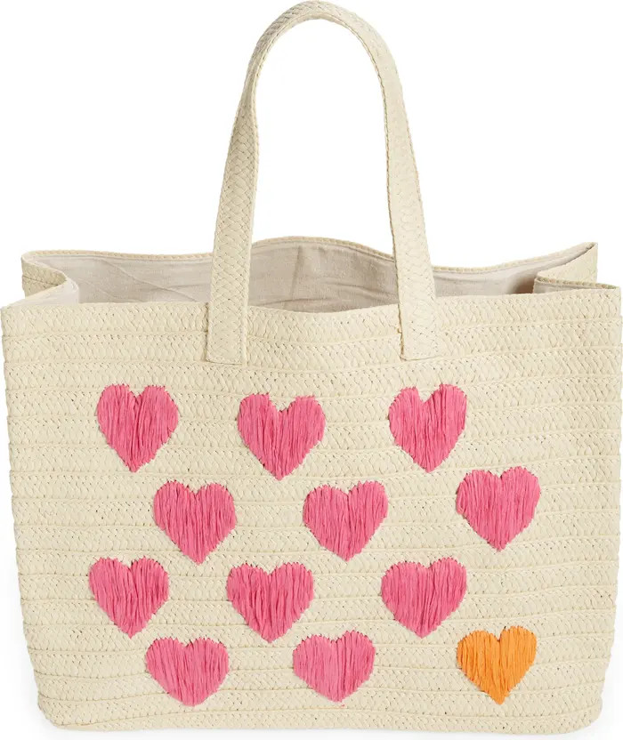 Be Mine Straw Tote | Nordstrom