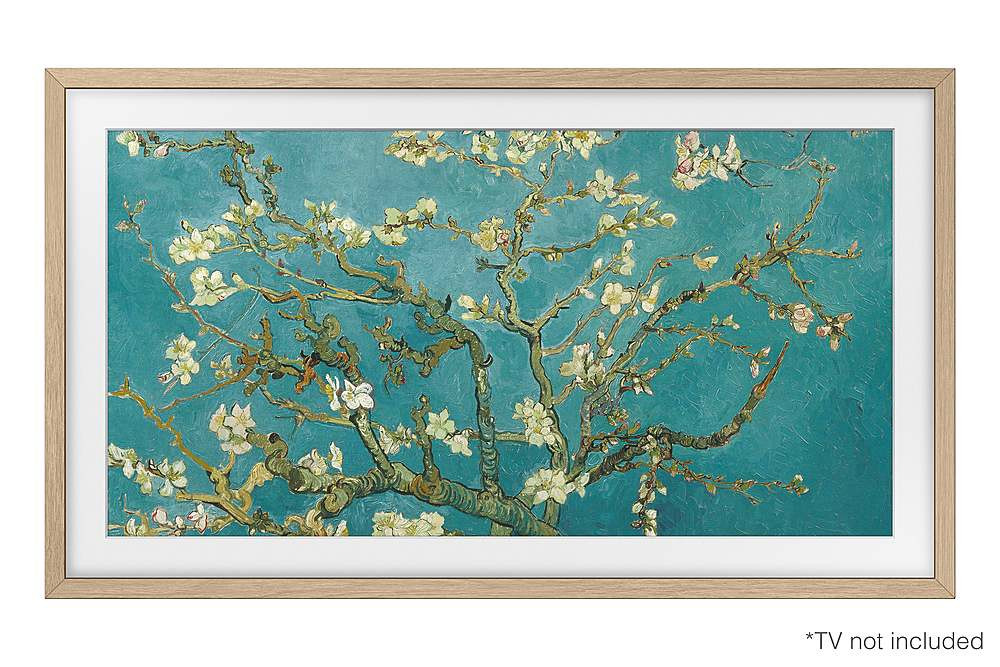 Samsung 32” The Frame Customizable Bezel Modern Teak VG-SCFC32TKBZA - Best Buy | Best Buy U.S.