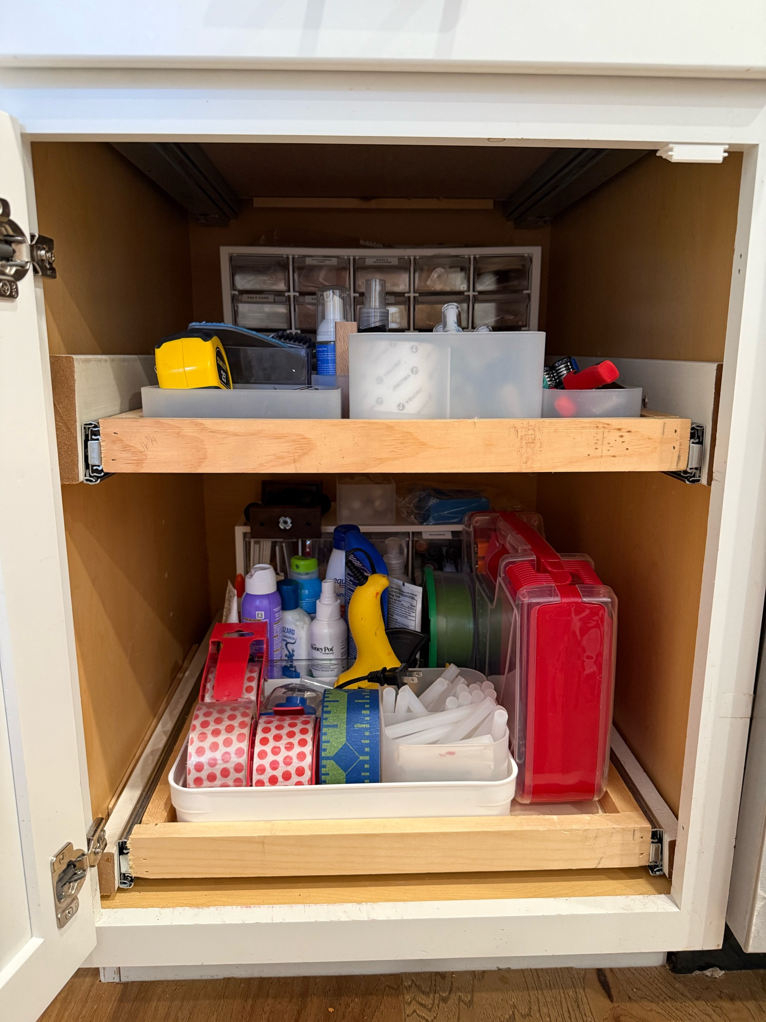 The containers I use to organize the cabinet under my junk drawer 

#LTKHome