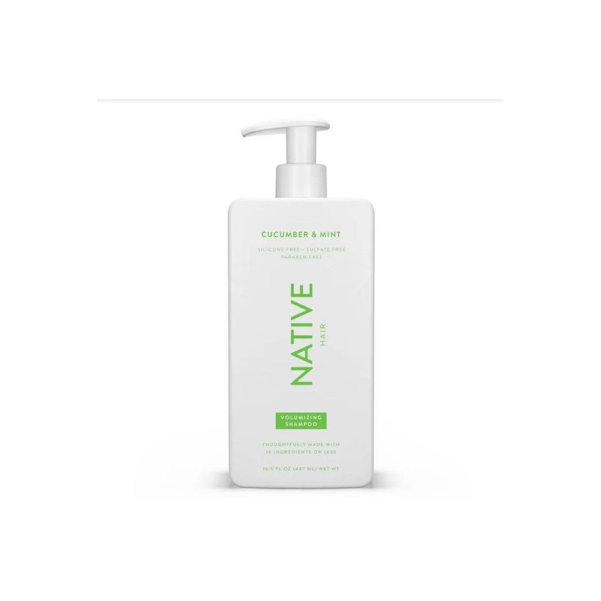 Native Vegan Cucumber & Mint Natural Volume Shampoo, Clean, Sulfate, Paraben and Silicone Free - ... | Target