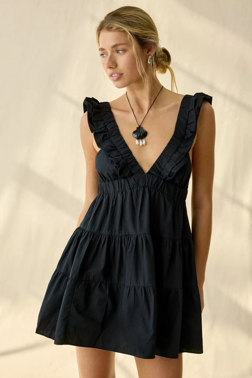 Kimchi Blue Main Stage Tiered Ruffle Mini Dress | Urban Outfitters (US and RoW)