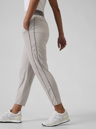 Brooklyn Textured Ankle Pant | Athleta