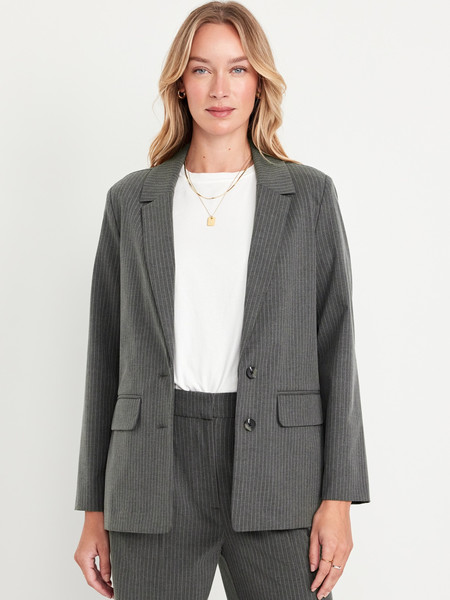 Relaxed Twill Blazer | Old Navy (US)