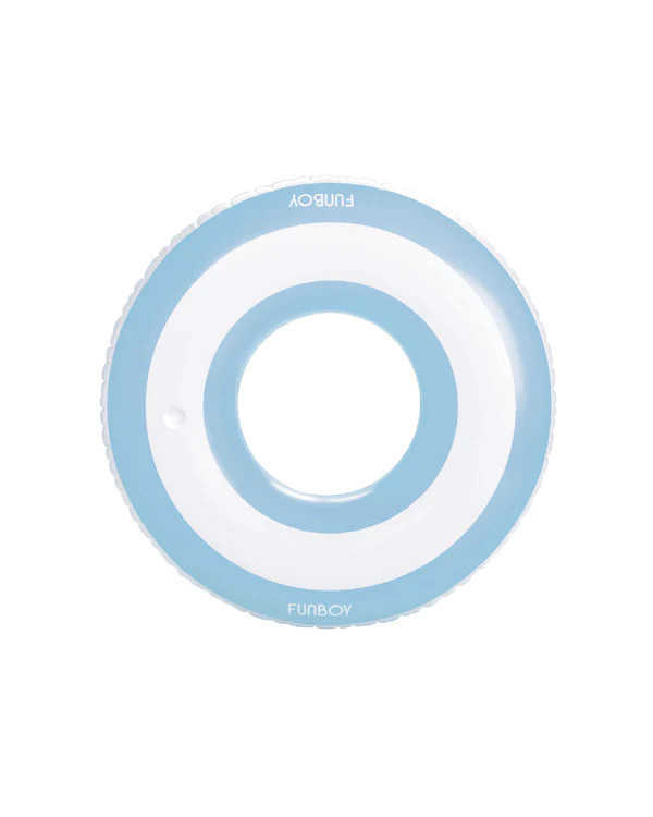 Blue & White Stripe Tube Float | FUNBOY