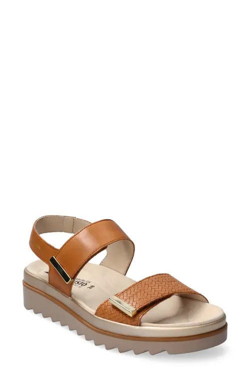 Mephisto Dominica Platform Sandal in Brandy at Nordstrom, Size 10 | Nordstrom