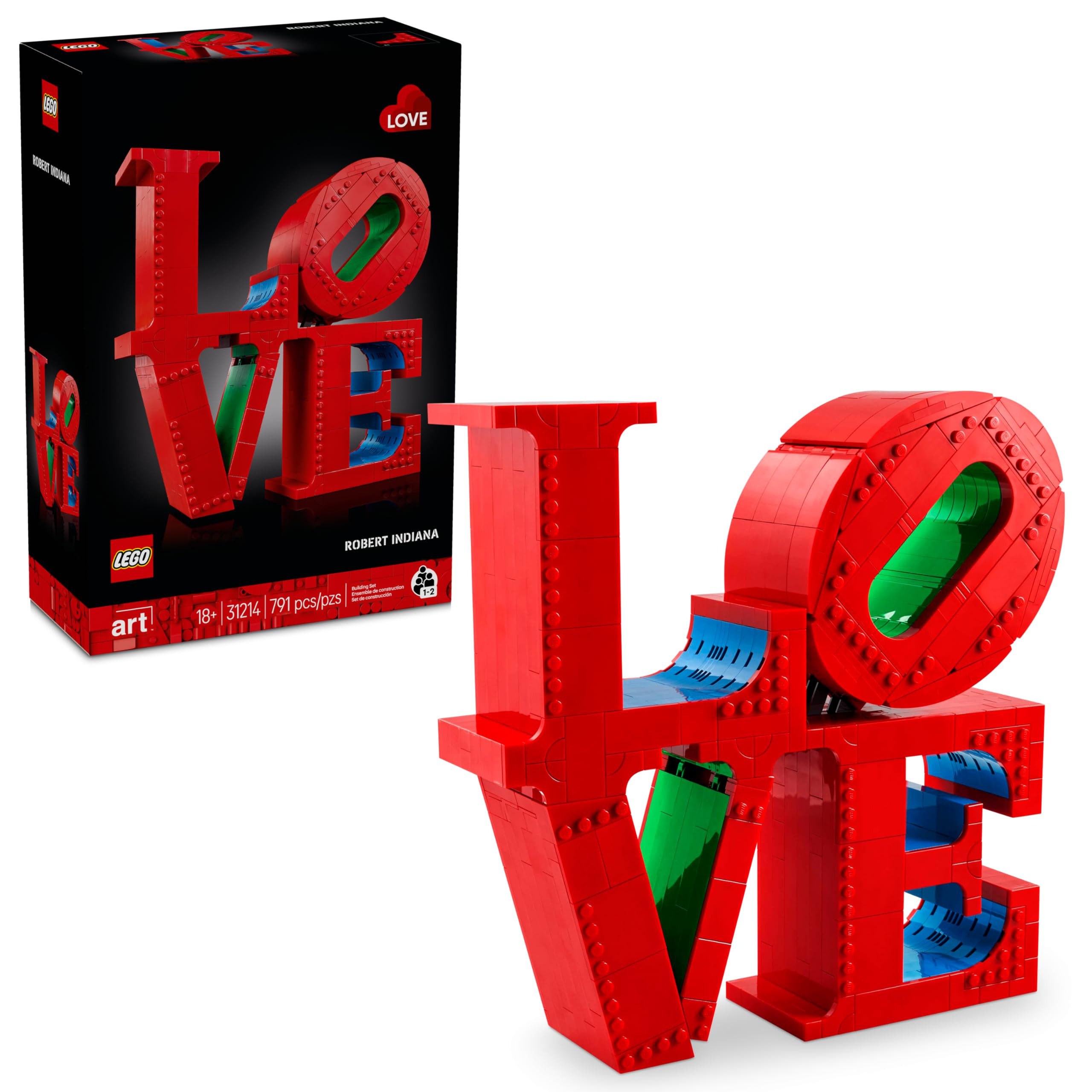 LEGO Art Love Collectible Building Sets - DIY Kits for Adults, Ages 18+ - Crafts for Home Decor &... | Amazon (US)