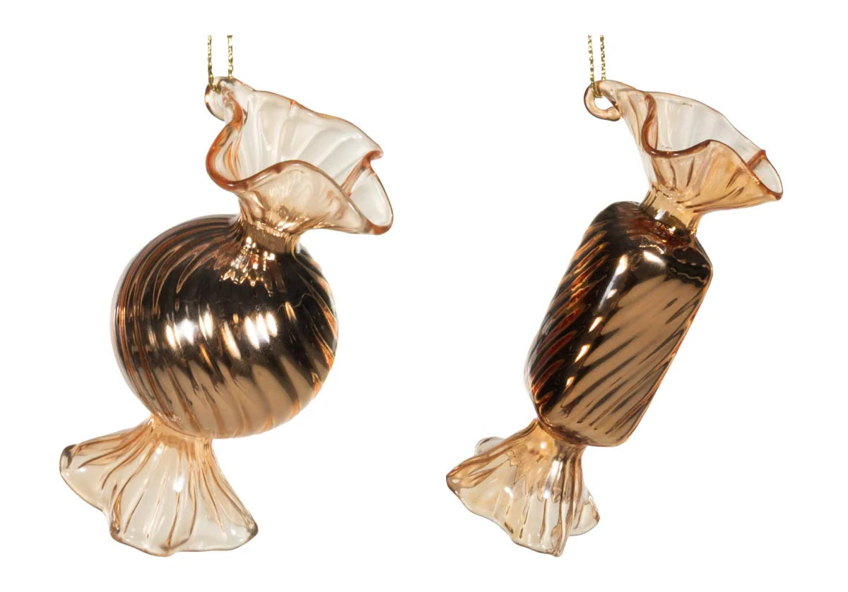 GLASS CANDY ORNAMENT | Alice Lane Home Collection