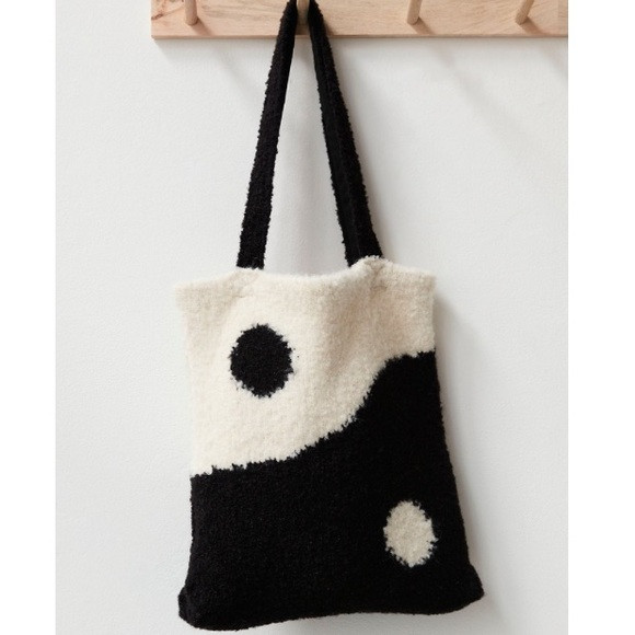 Free People Yin Yang Tote Bag wool blend | Poshmark
