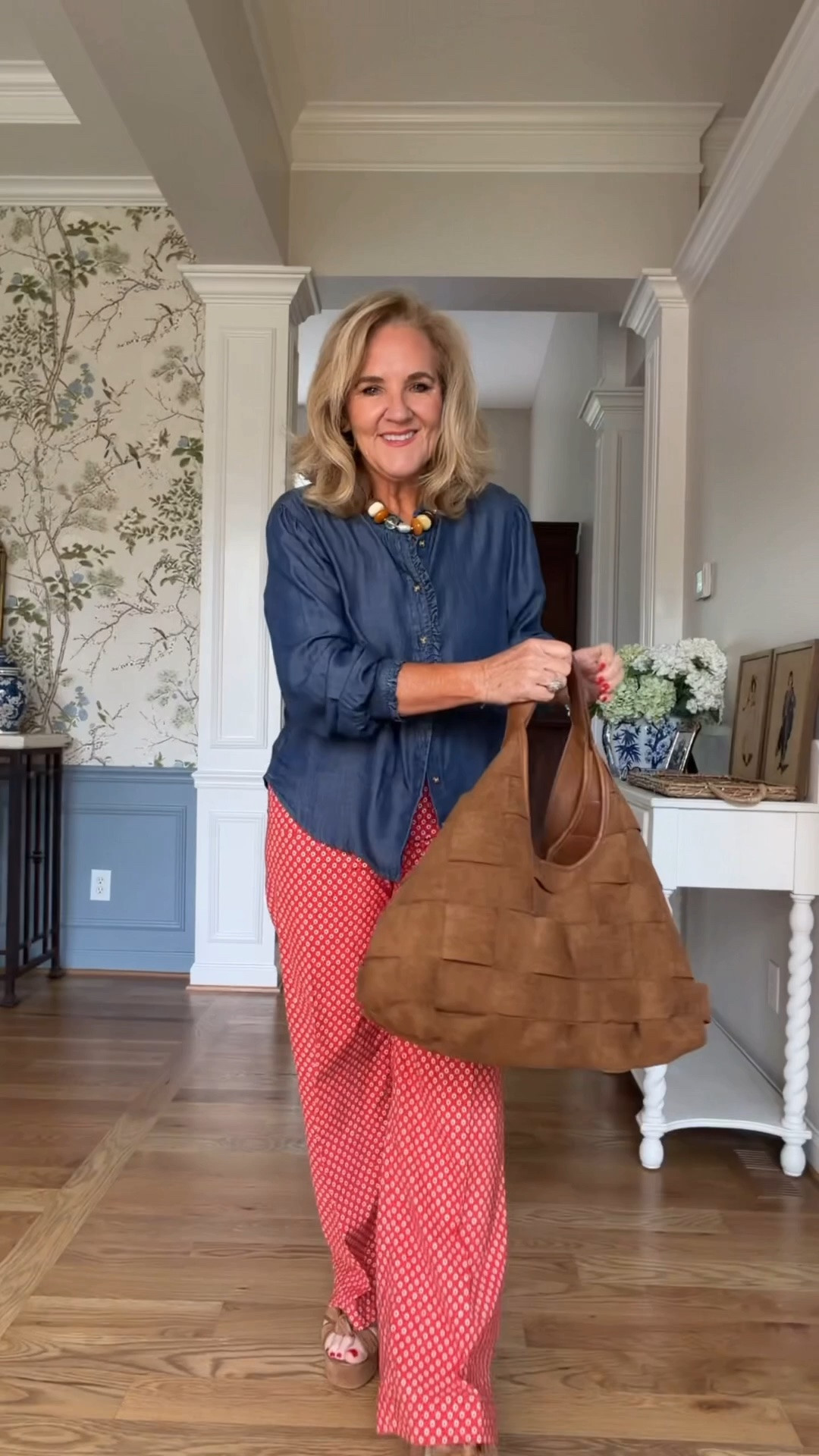 Unboxing and tryon at the end 
Blouses size small
Collete pants size 29 reg I need a little heel or platform sneaker 
Suede jacket med petite 
Suede sandals tts. 
Outfit Im wearing? Also anthro. 
Sweater medium 
Jeans 29 reg 

Fall outfits business casual wear now tops

#LTKOver40 #LTKootd #LTKPetite