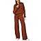 XIEERDUO Lounge Sets For Women 2023 Oversized Half Zip Sweatshirt And Wide Leg Sweatpant 2 Piece ... | Amazon (US)
