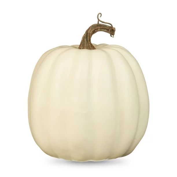 Way to Celebrate Harvest Tall Foam Pumpkin Cream with Speckles 5.5” x 6” - Walmart.com | Walmart (US)