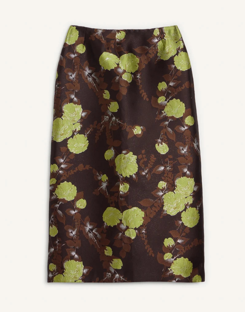 Pencil Skirt in Devon Brown f\u00fcr Damen | La DoubleJ | La DoubleJ