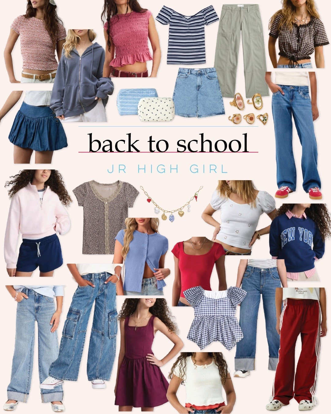 Outfits that make her feel confident from homeroom to homework. Cute pieces, fresh fits, and major style points!

#BackToSchoolStyle #JrHighFashion #CoolForSchool

#LTKFamily #LTKKids