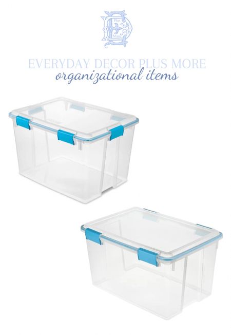 New year organization! Organizers. Large bins with lids. Affordable organization. Clear bins. Clear constrainers.

#LTKhome #LTKfamily #LTKunder50
