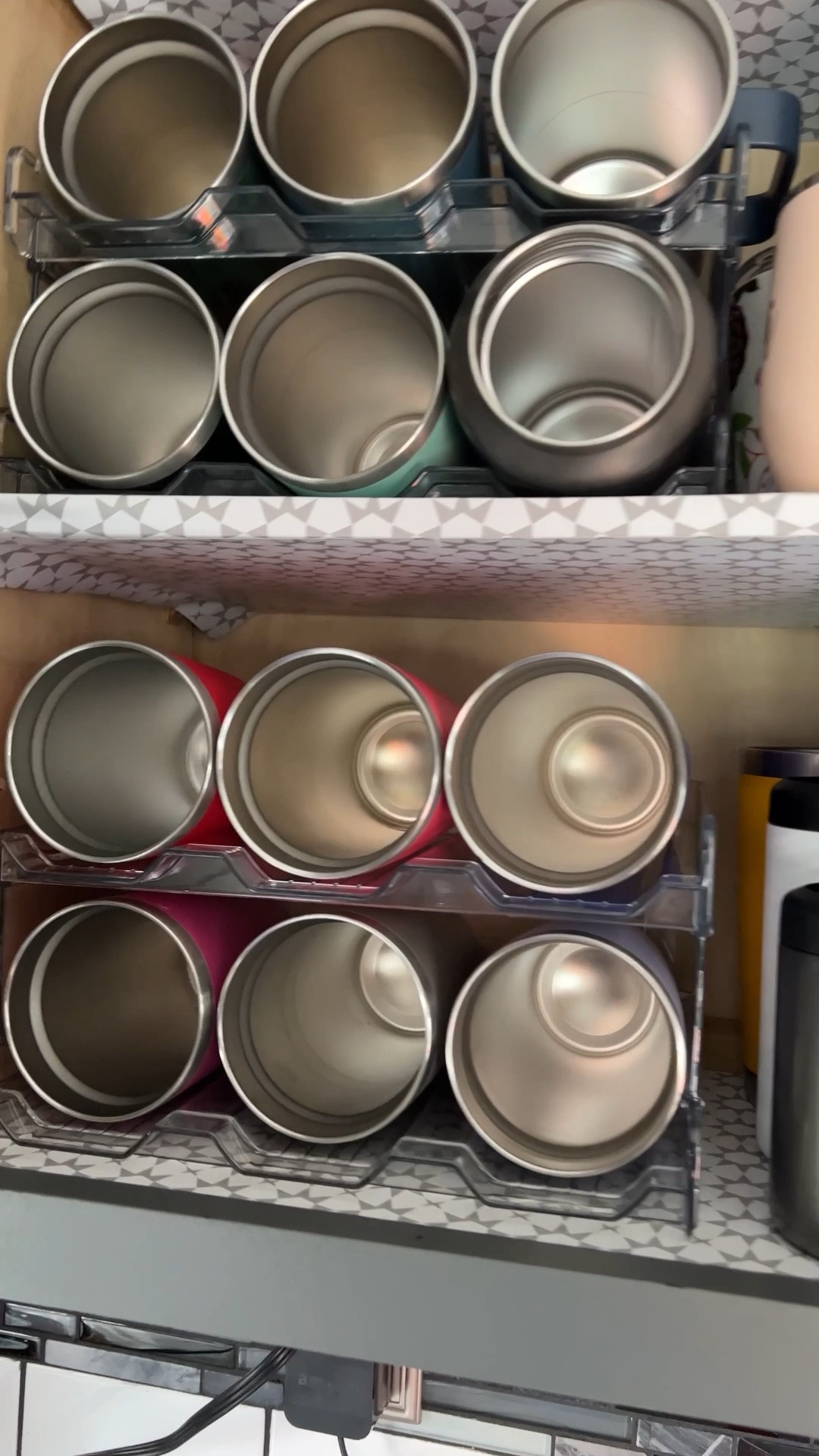 Tumbler organization! 

Kitchen organization. Cabinet organizer  

#LTKparties #LTKhome #LTKFind
