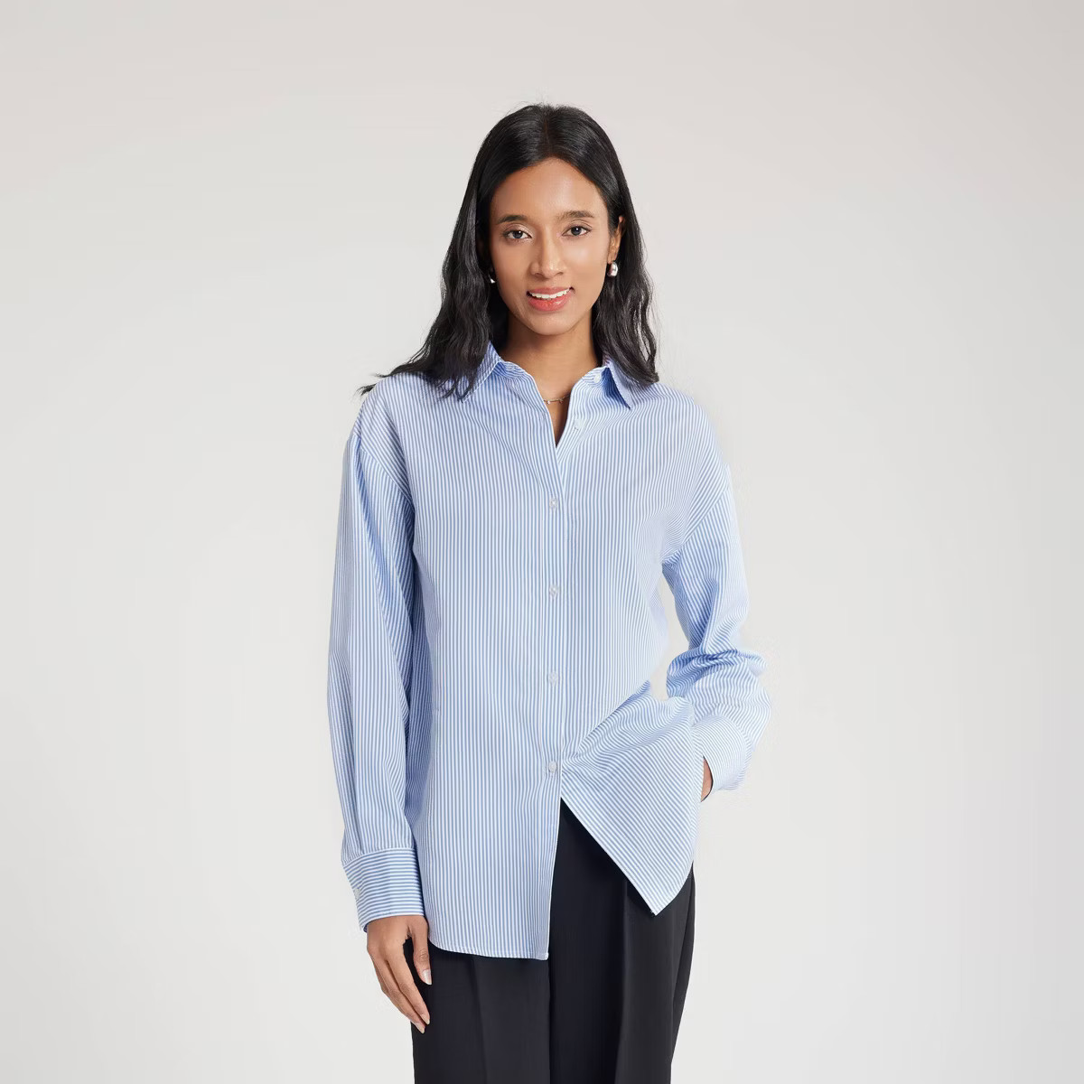 Women's Side-Button Detail Shirt - A New Day™ | Target