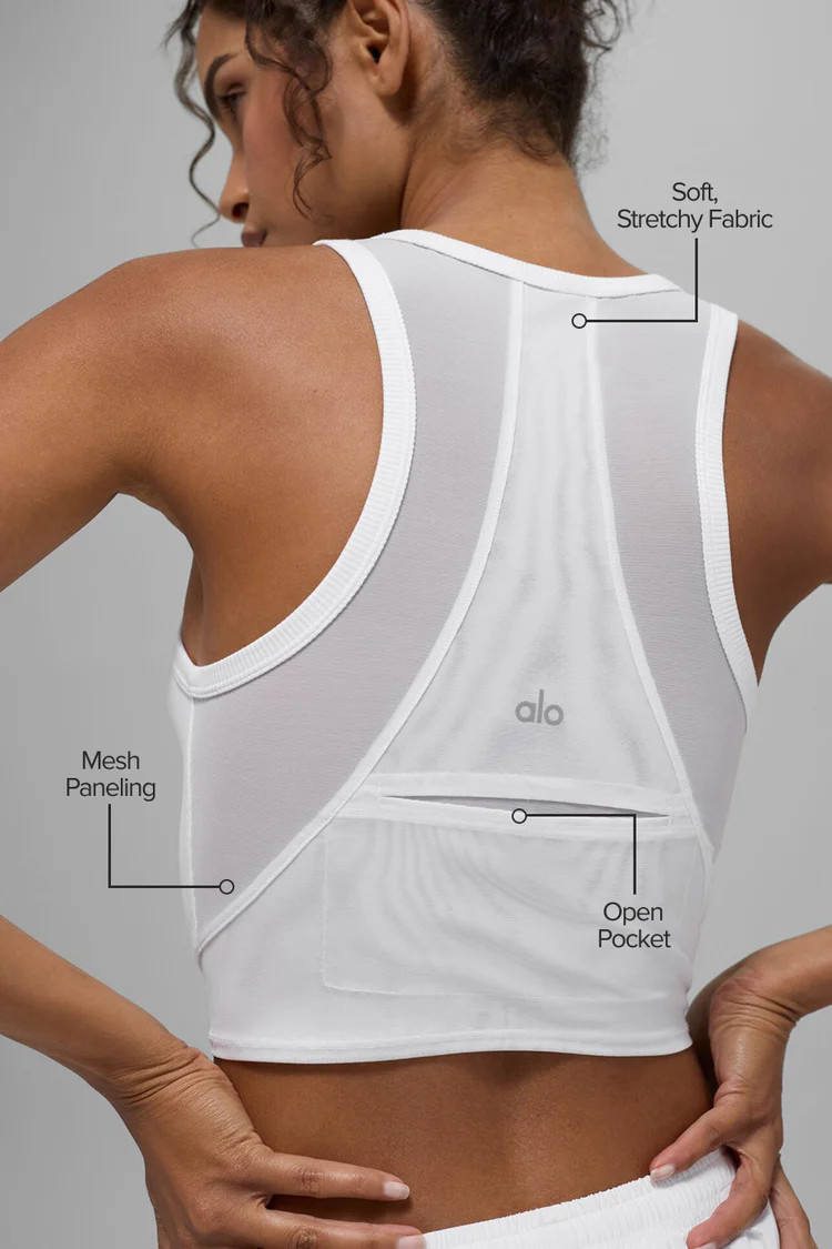 Mesh Front Runner Tank | Alo Yoga (US)