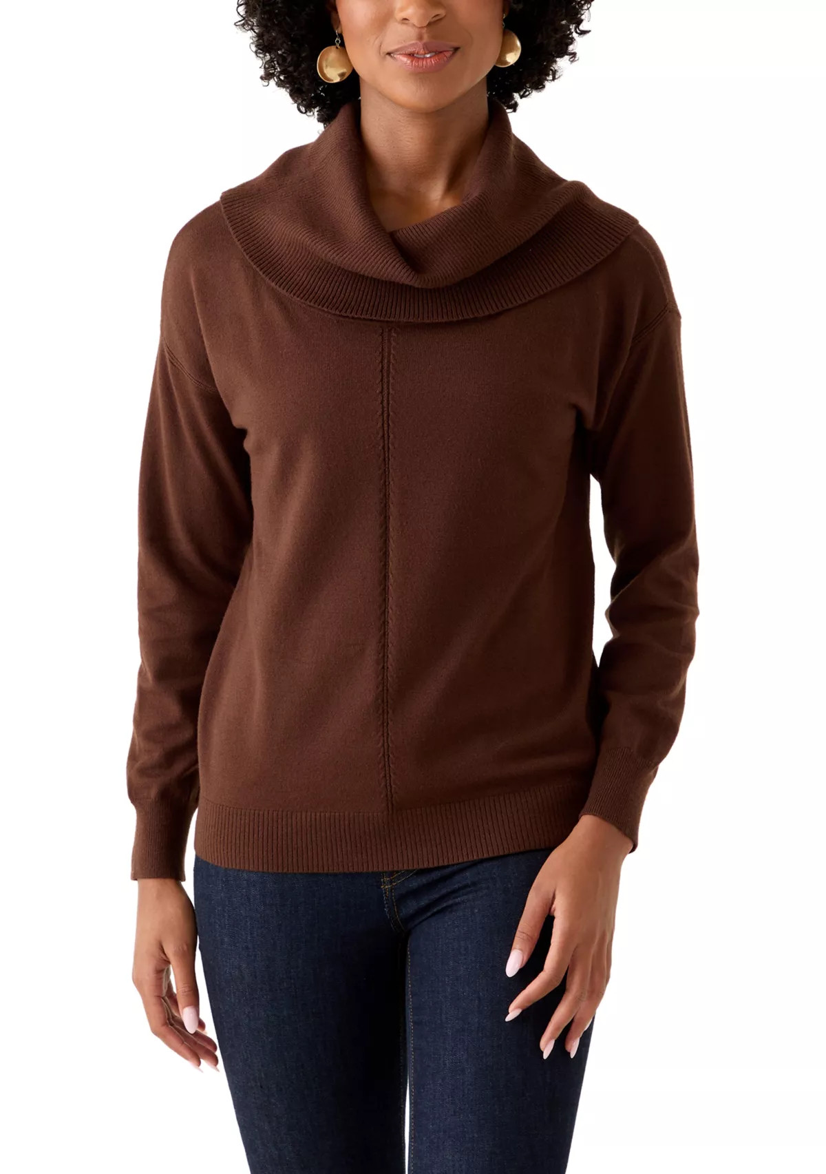 Women's Fine Gauge Cowl Neck Sweater | Belk