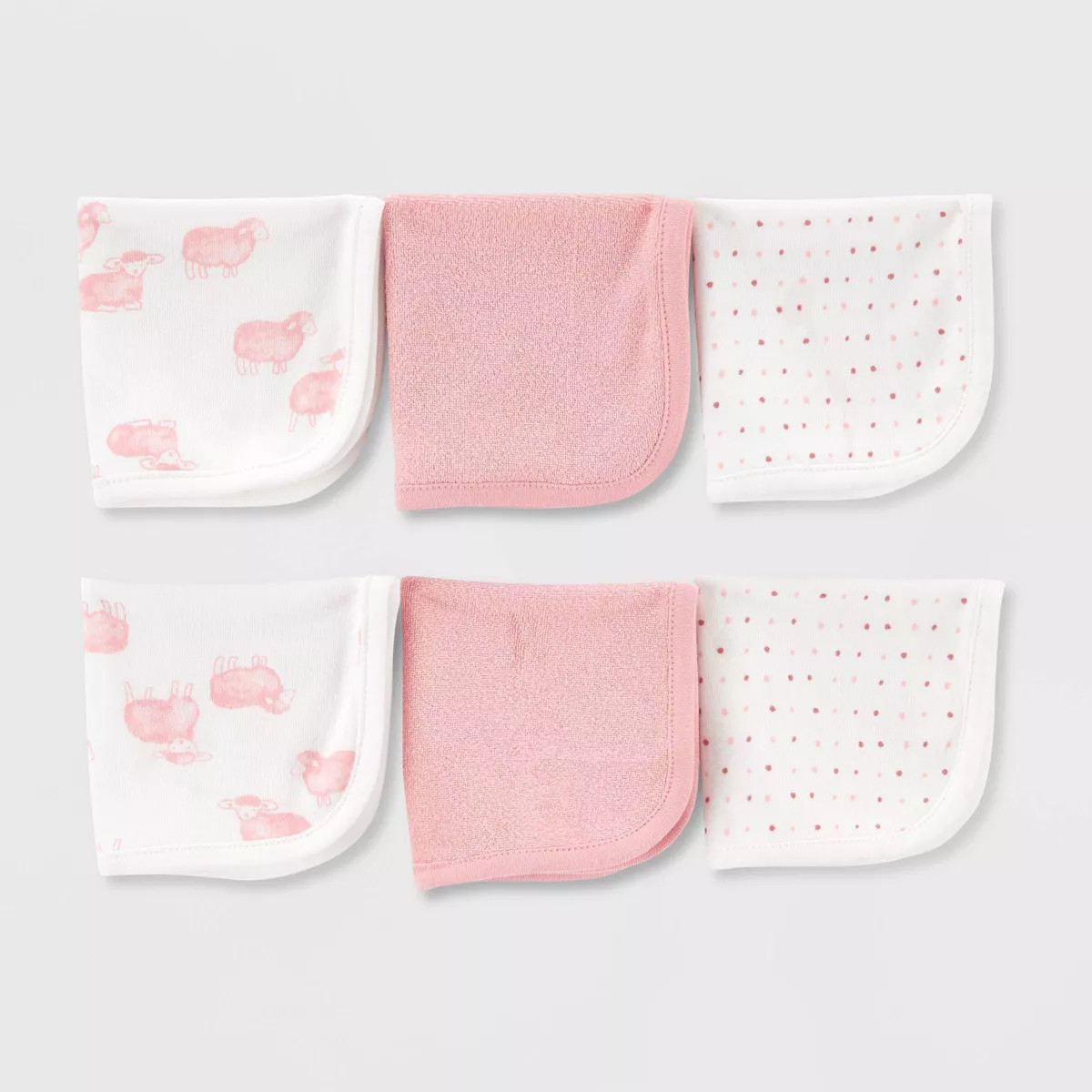 Carter's Just One You® Baby Girls' Sheep Bath Towel - Pink | Target