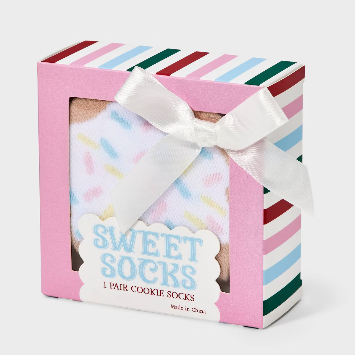 Adult Sugar Cookie Crew Socks - Tan One Size Fits Most | Target