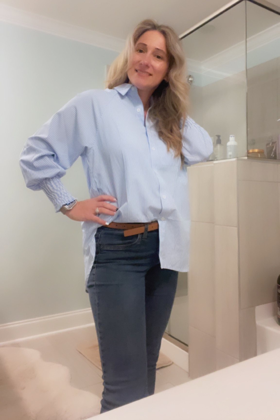 One of my favorite button up long sleeves. I want this in ever color. Size Small 

#LTKworkwear #LTKU #LTKfindsunder50