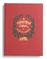 A Christmas Carol Leather Bound Edition Book | Pillows & Decor | Marshalls | Marshalls