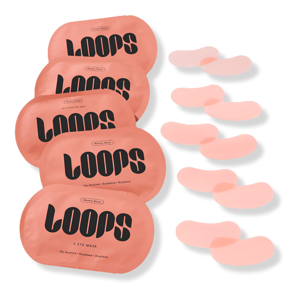 LOOPS Weekly Reset Rejuvenating Hydrogel Eye Mask - Set of 5 | Ulta