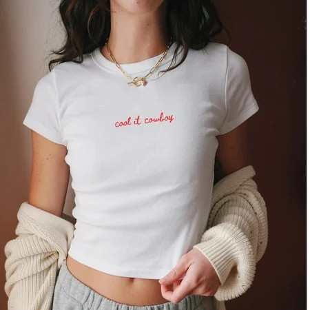 Cool It Cowboy Baby Tee Y2K Coastal Cowgirl Shirt cowgirl summer country Baby Tee cowboy pillows cowboy baby tee cowgirl aesthetic | Walmart (US)