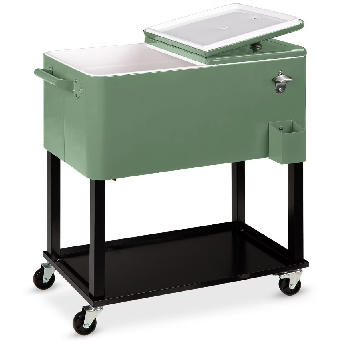 Best Choice Products 80qt Steel Rolling Cooler Cart w/ Bottle Opener, Catch Tray, Drain Plug, Loc... | Target