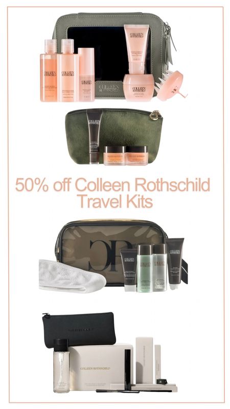 Save 50% on travel kits from Colleen Rothschild with code TRAVEL50! 

#LTKBeauty #LTKSaleAlert #LTKFindsUnder50