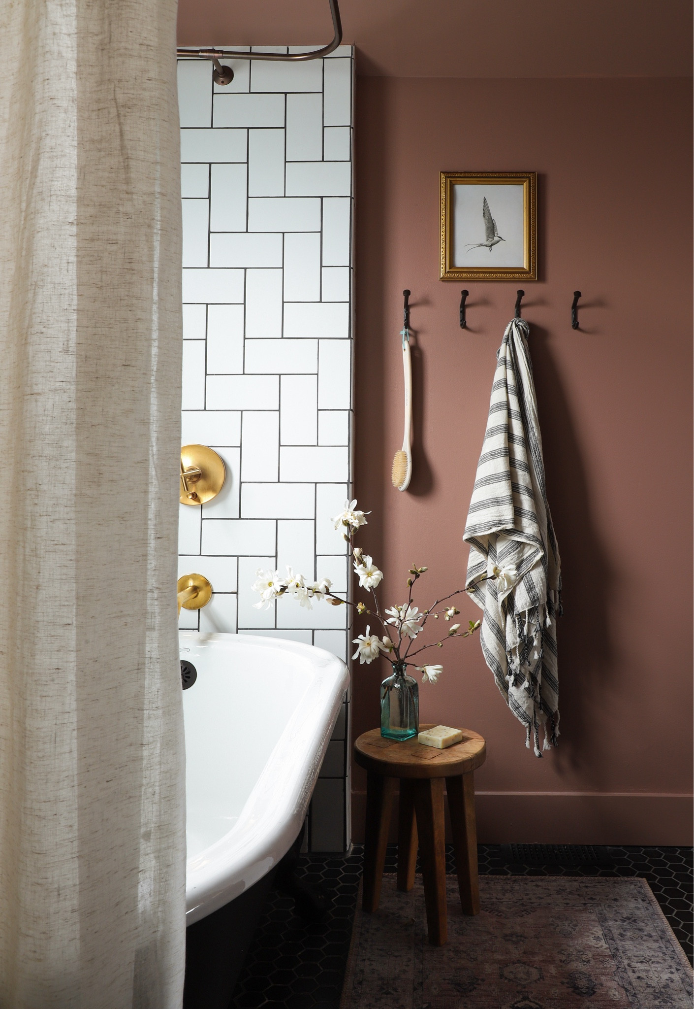 I love moody colors in a bathroom. Shop the Sage House bathroom  

#LTKHome