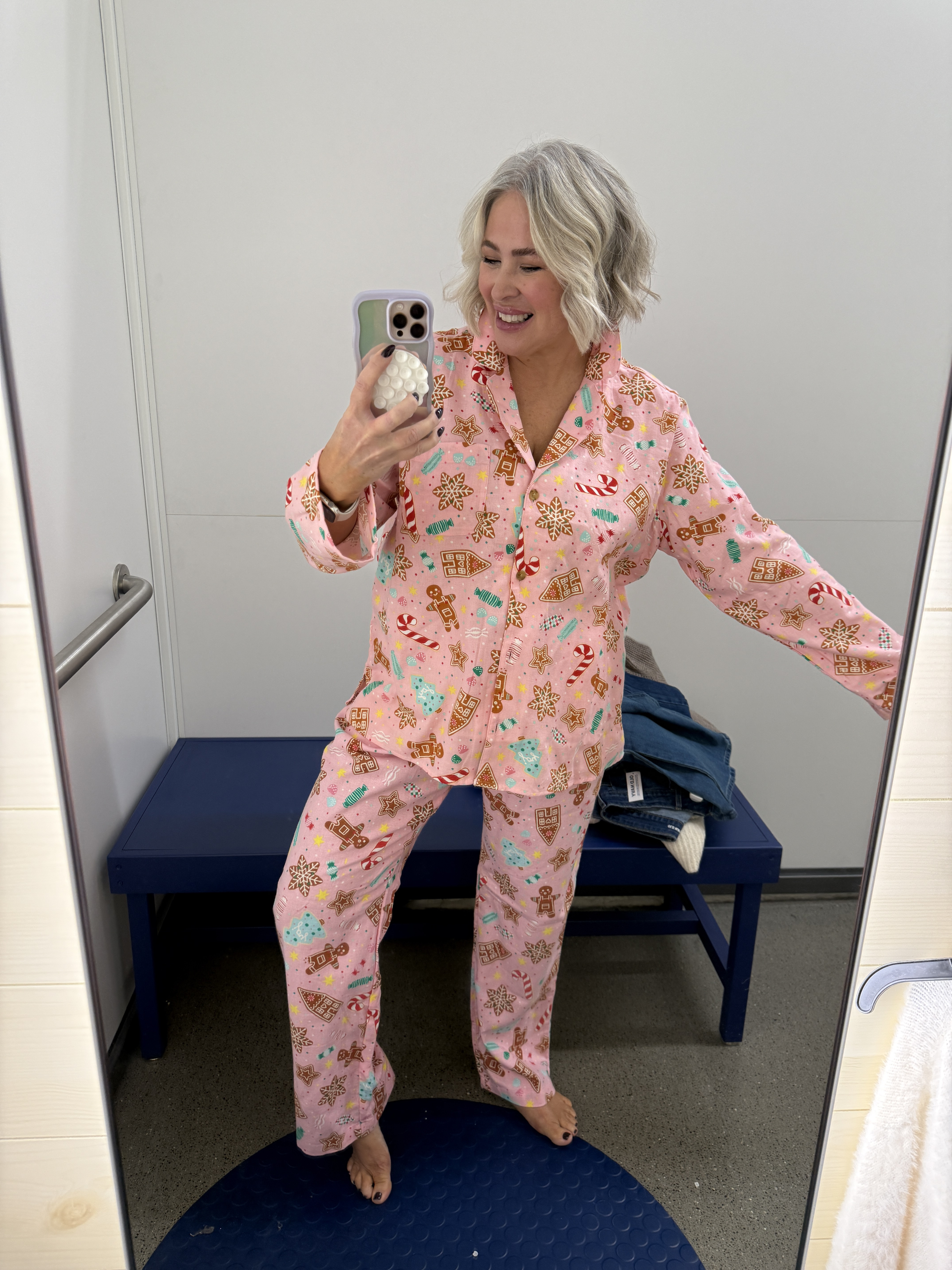 Matching pjs for the entire family for our Christmas 🎄 pictures  Size Large in pants( runs tts) 

#LTKMidsize #LTKOver40 #LTKHoliday