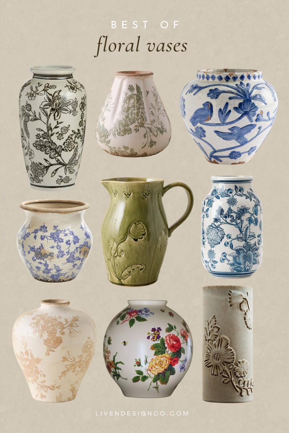 Floral vases. Home decor

#LTKSeasonal #LTKHome #LTKSaleAlert