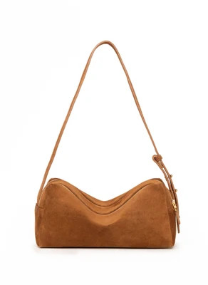 Trousse Suede Cognac | Elleme