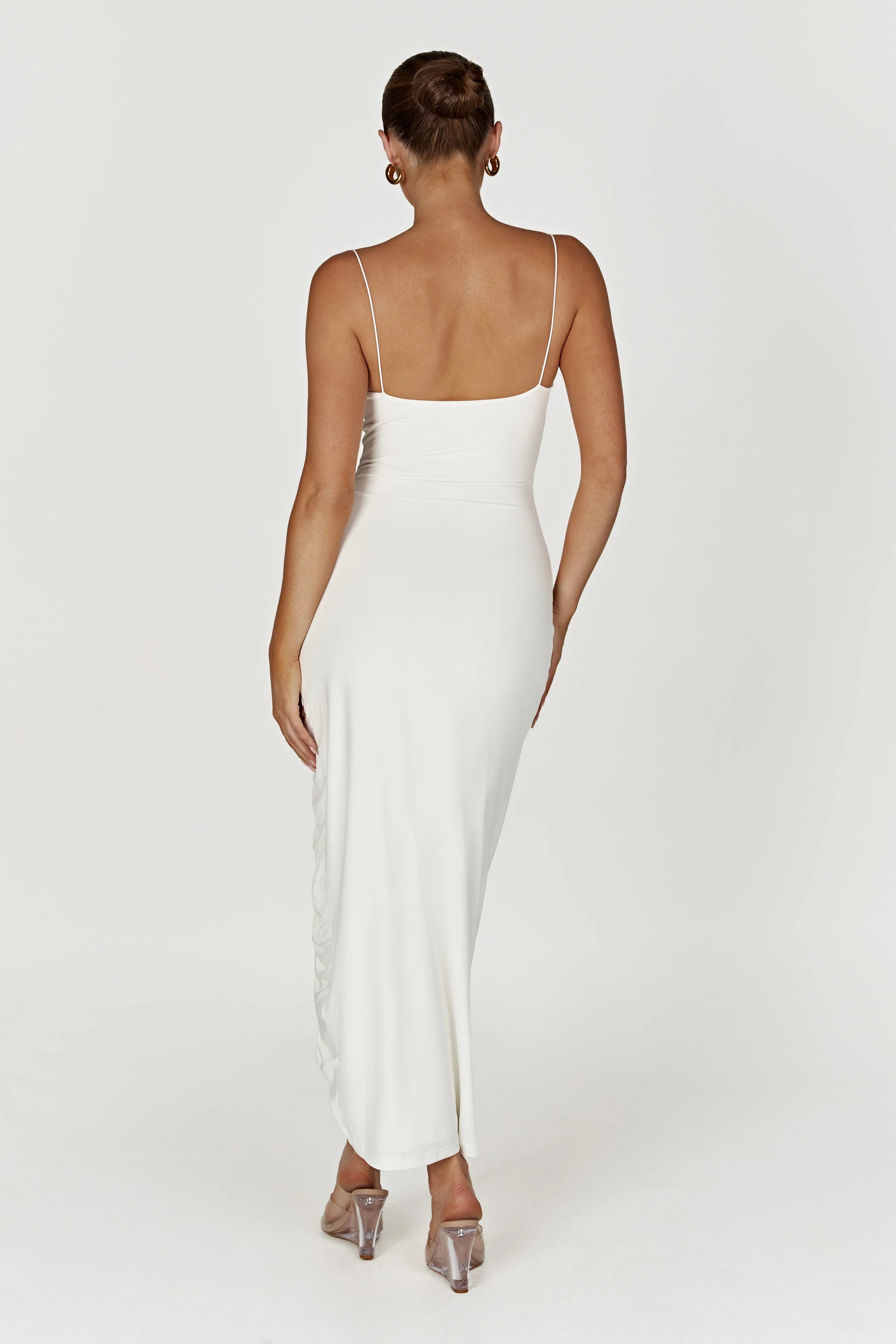 Nevaeh Rose Midi Dress - White | Meshki (APAC)
