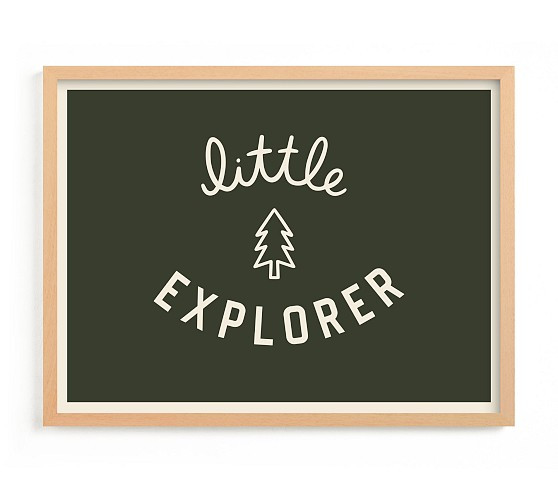 Minted® Little Explorer Flag Wall Art by Little Merry Market | Pottery Barn Kids