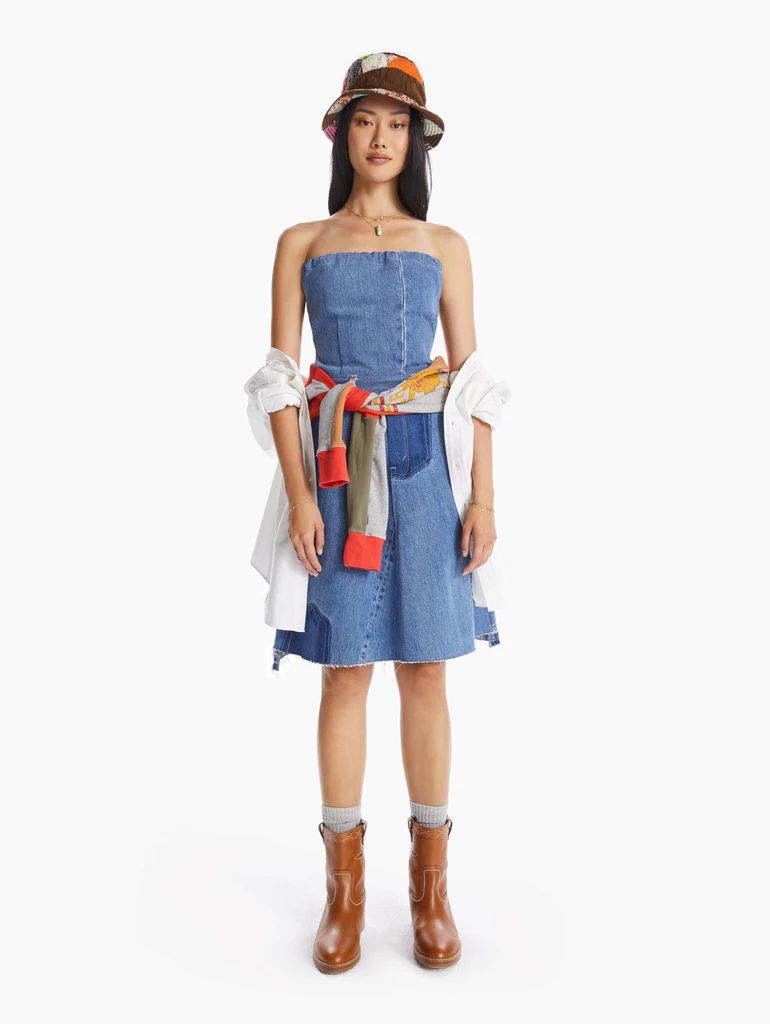 The Tie Back Knee Dress | Mother Denim