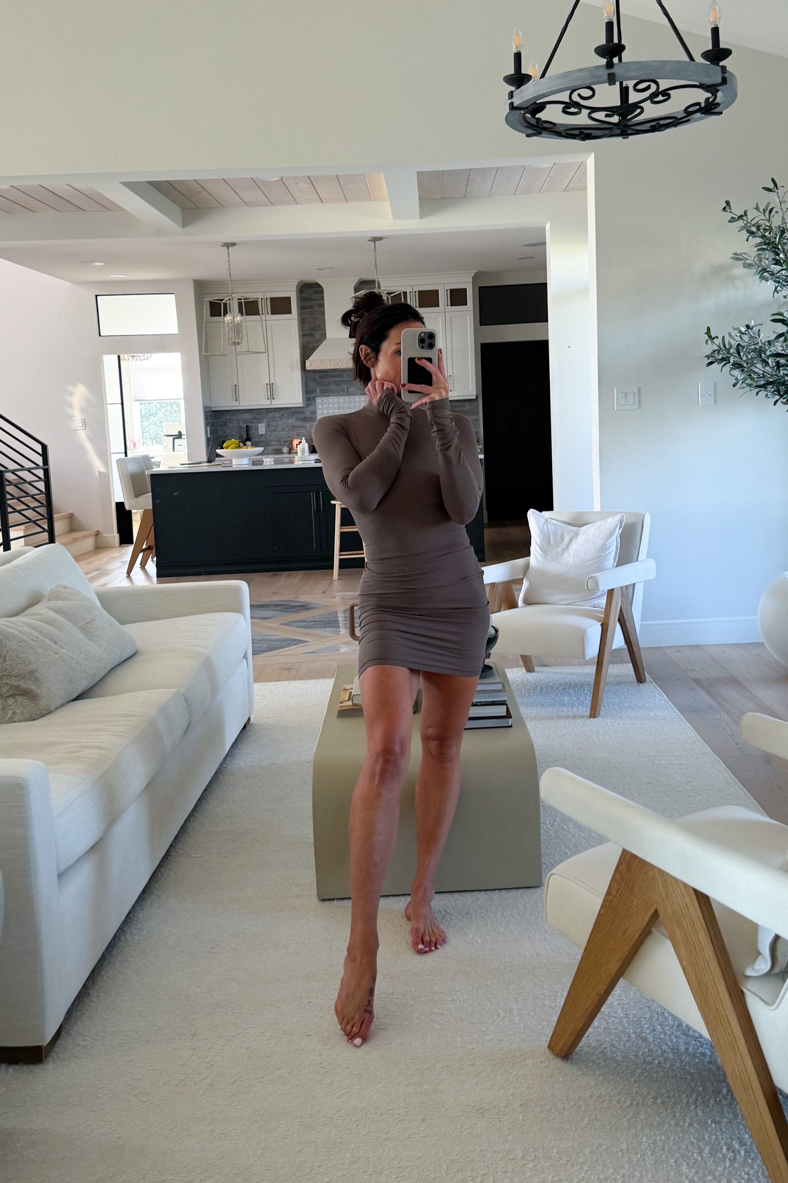 Fall turtleneck dress 🤎 
Pair with denim or leather jacket and boots! 

#LTKStyleTip