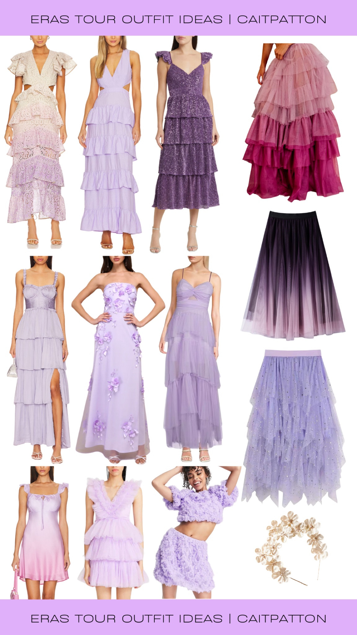 Taylor Swift Speak Now Eras Tour outfits inspired by Taylor's tour dress!

Tulle skirt, purple tulle skirt, purple floral dress, flower embellished dress, purple tiered dress, purple tulle dress, purple corset dress, ombré dress, purple ombre dress, purple ombré skirt, purple skirt, purple dress, eras tour outfit ideas, eras tour outfit idea, speak now outfit ideas, speak now outfits, speak now outfit idea, taylor swift speak now outfits, taylor swift eras tour outfits, taylor swift outfit ideas, taylor swift outfits, taylor swift speak now, speak now era

#LTKfindsunder100 #LTKparties #LTKfindsunder50