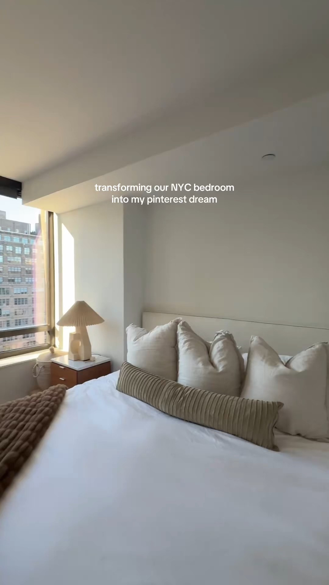 wood paneling on our walls totally transformed the bedroom wow!