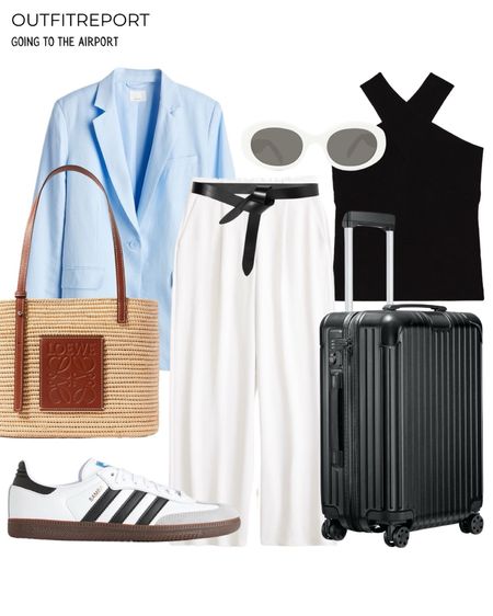 Airport travel outfit ootd summer spring April popular post 

#LTKstyletip #LTKitbag #LTKshoecrush