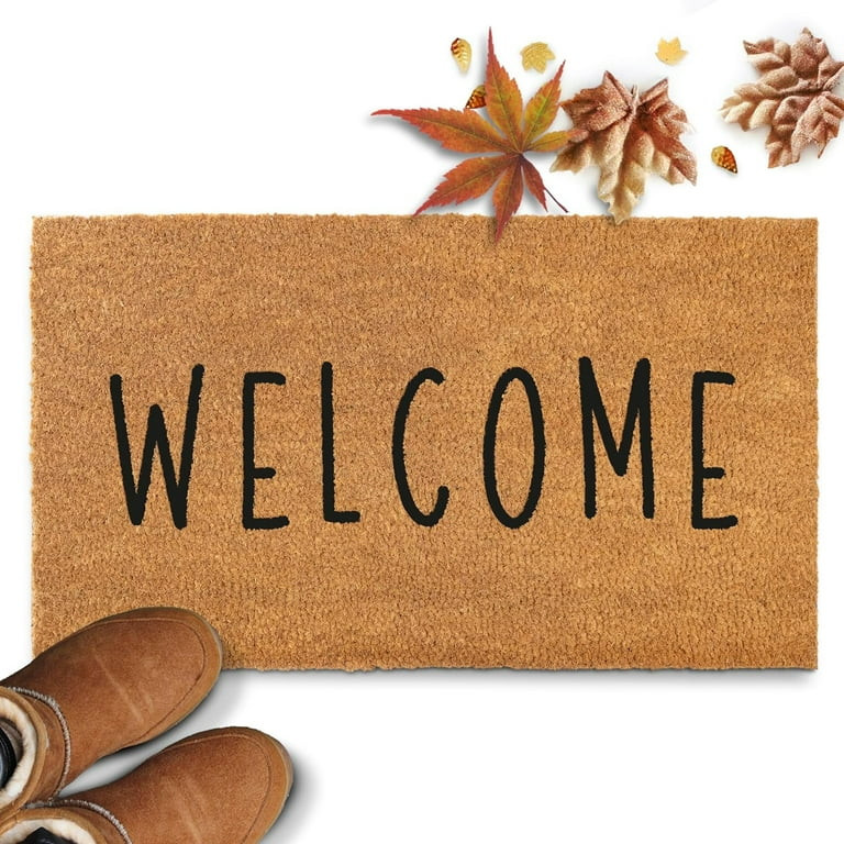 Tapete de Bienvenida de 30x17 Pulgadas, Tapete de Bienvenida para Puerta de Fibra de Coco Al Aire... | Walmart (US)