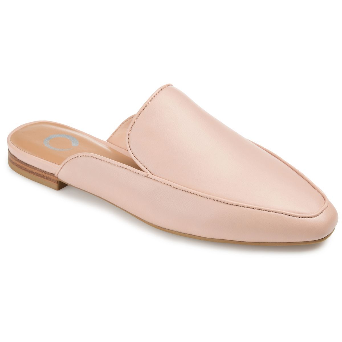Journee Collection Womens Akza Slip On Square Toe Mules Flats | Target