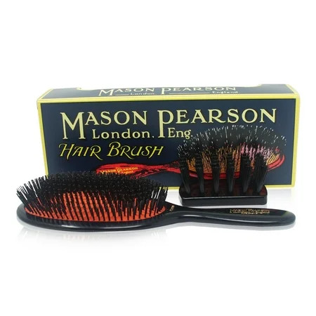 ($335 Value) Mason Pearson Extra Large Pure Bristle Brush with Cleaning Brush | Walmart (US)